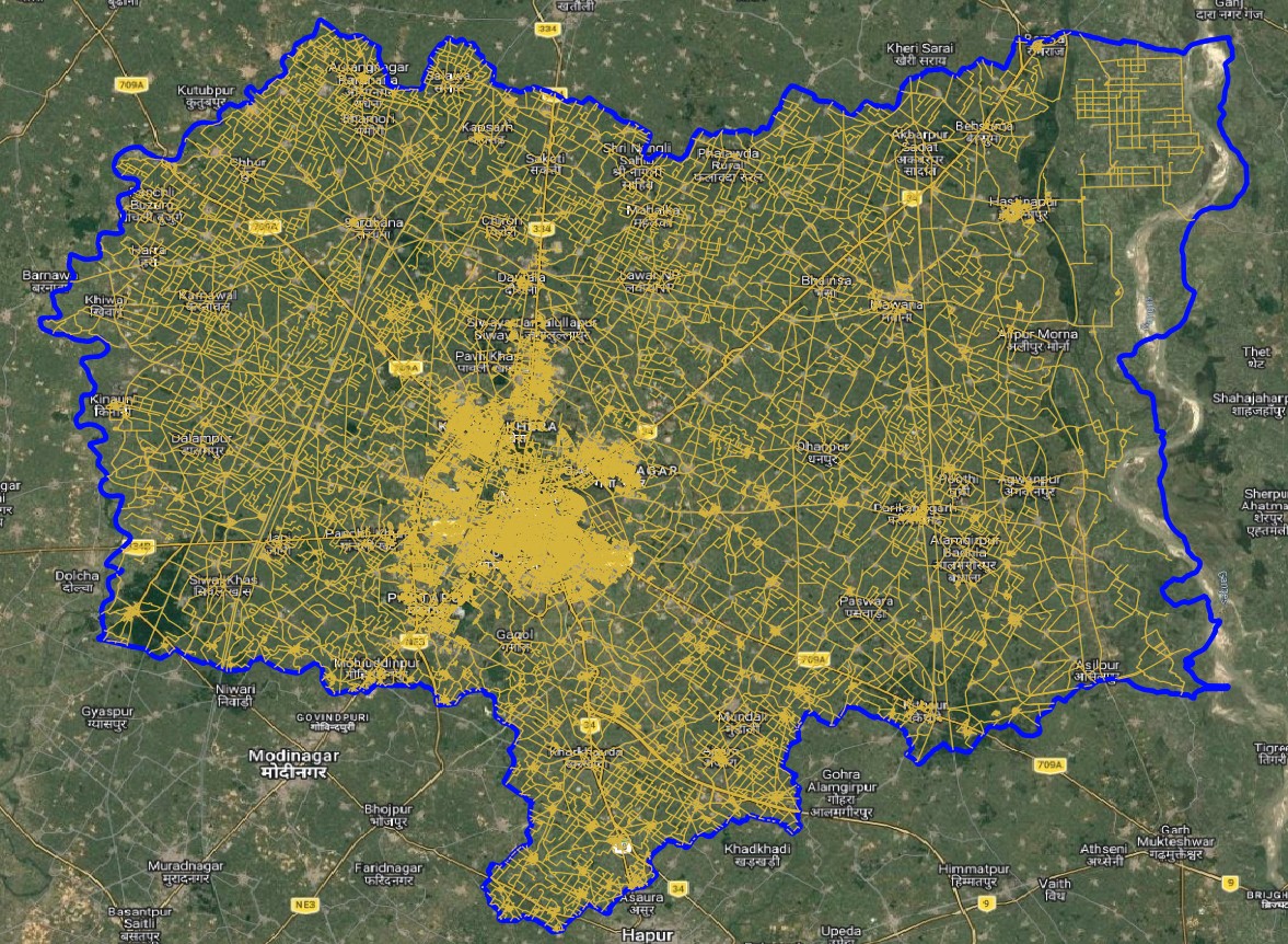 Road network digitization