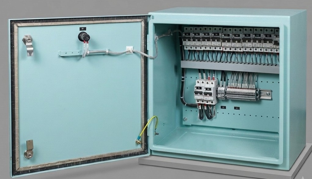 Motor Starter Panel open view